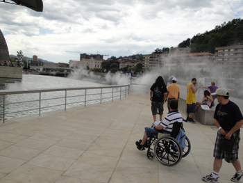 Humo sobre la ría.